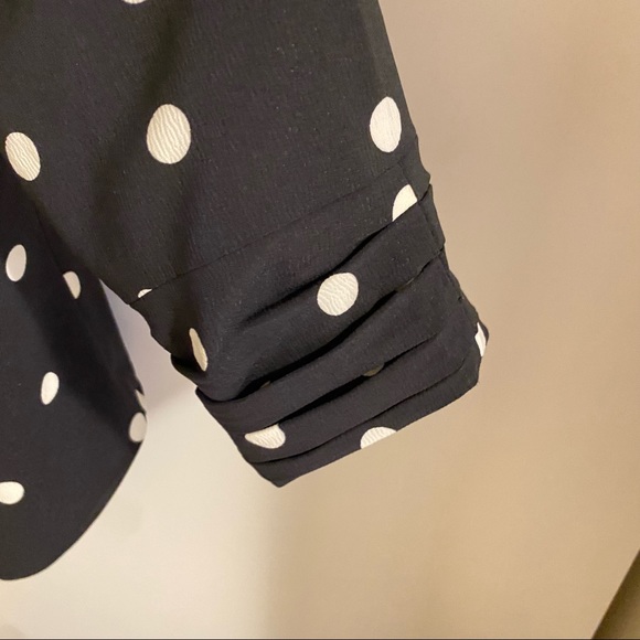 Jules & Leopold B&W Polka Dot Blazer - Picture 3 of 7